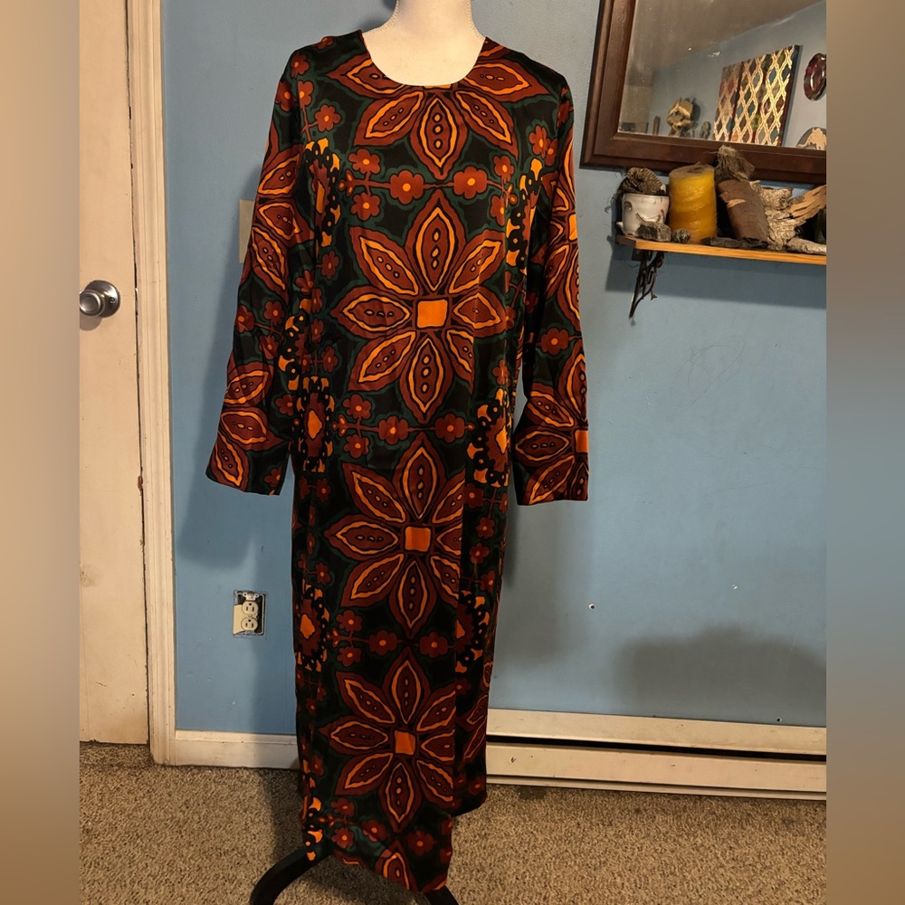 Zara, Long Sleeve, Floral, Maxi Dress